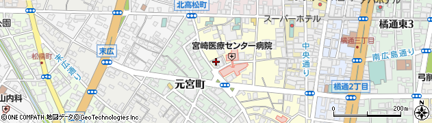 株式会社アイ・エムカード宮崎支店周辺の地図