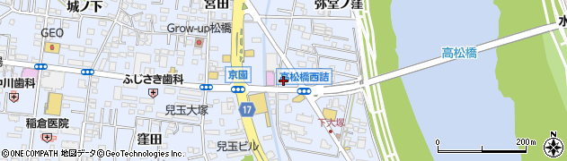 ローソン宮崎大塚中央店周辺の地図
