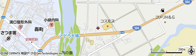 鹿児島県薩摩郡さつま町時吉112周辺の地図