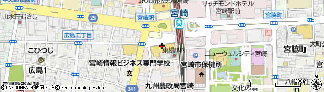 ＪＲ九州サービスサポート株式会社　南宮崎事業所クリーン周辺の地図