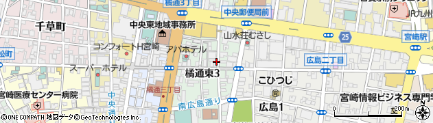 TALO'S 宮崎周辺の地図