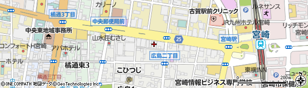 株式会社日立ビルシステム　宮崎営業所周辺の地図