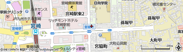 株式会社菱熱宮崎営業所周辺の地図