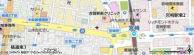 三菱電機ビルソリューションズ株式会社　宮崎支店周辺の地図