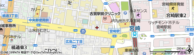 ＭａｎｔｏＭａｎＧ．ｃｏｍ株式会社　宮崎オフィス周辺の地図