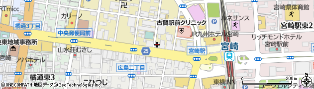 オリックス自動車株式会社　宮崎支店周辺の地図