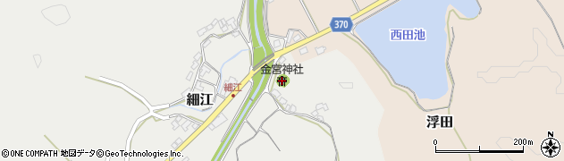 金宮神社周辺の地図