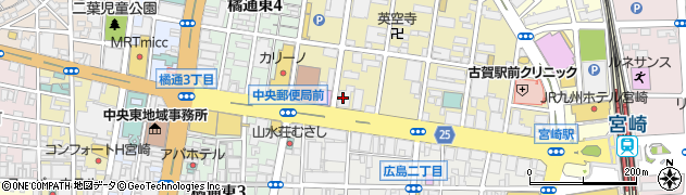 星光ビル管理株式会社宮崎営業所周辺の地図
