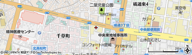 西日本シティ銀行宮崎営業部 ＡＴＭ周辺の地図