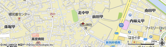 宮崎県宮崎市吉村町北中甲1210周辺の地図