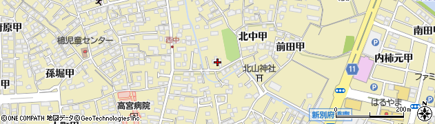 宮崎県宮崎市吉村町北中甲1287周辺の地図