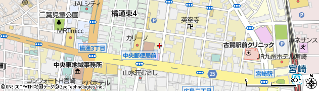 宮崎日日新聞社編集局経済部周辺の地図