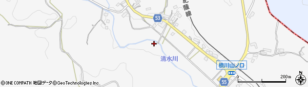 鹿児島県霧島市横川町中ノ1326周辺の地図