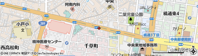千草町周辺の地図