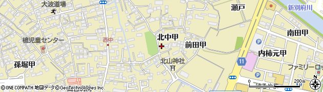 宮崎県宮崎市吉村町北中甲1217周辺の地図