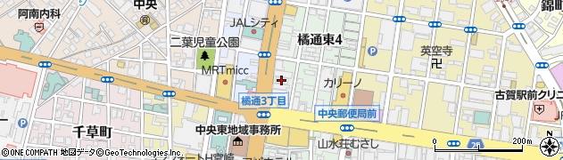 福岡銀行宮崎支店周辺の地図