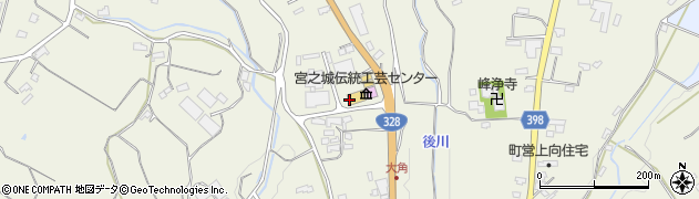 宮之城　伝統工芸センター周辺の地図
