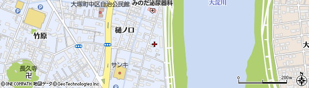 宮崎県宮崎市大塚町正市周辺の地図