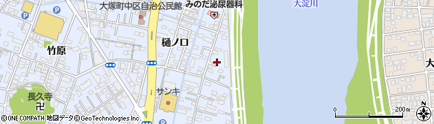 宮崎県宮崎市大塚町（正市）周辺の地図