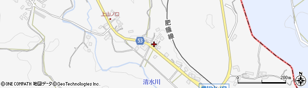 鹿児島県霧島市横川町中ノ1960周辺の地図