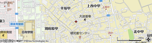 宮崎県宮崎市吉村町平塚甲1853周辺の地図