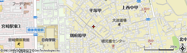 宮崎県宮崎市吉村町平塚甲1805周辺の地図