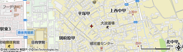 宮崎県宮崎市吉村町平塚甲1851周辺の地図