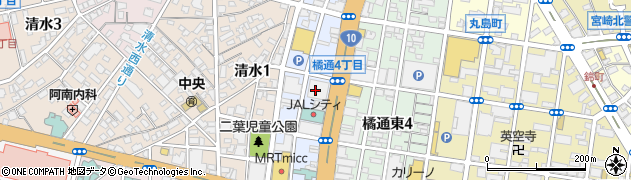 九州電力株式会社　宮崎営業所・コールセンター周辺の地図