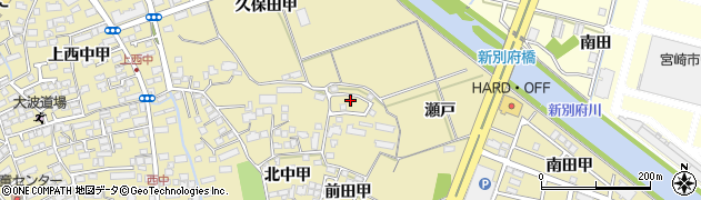 宮崎県宮崎市吉村町北中甲1232周辺の地図