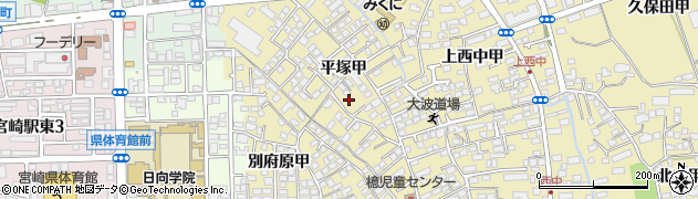 宮崎県宮崎市吉村町平塚甲1850周辺の地図