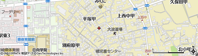 宮崎県宮崎市吉村町平塚甲1854周辺の地図