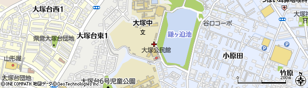 宮崎県宮崎市大塚町鎌ケ迫周辺の地図
