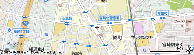 株式会社新井興産宮崎支店周辺の地図
