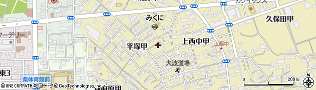 宮崎県宮崎市吉村町平塚甲1888周辺の地図