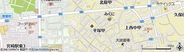 宮崎県宮崎市吉村町平塚甲1847周辺の地図