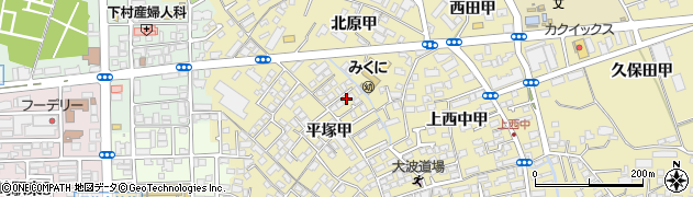 宮崎県宮崎市吉村町平塚甲1883周辺の地図