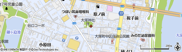 宮崎県宮崎市大塚町周辺の地図