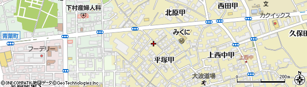 宮崎県宮崎市吉村町平塚甲1861周辺の地図