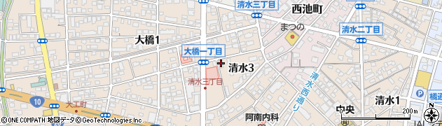 社会福祉法人慶明会宮崎慶明会ヘルパーステーション周辺の地図