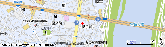 梶原自動車鈑金塗装工場周辺の地図
