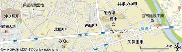 宮崎県宮崎市吉村町（西田甲）周辺の地図