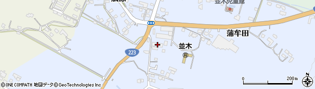 宮崎県西諸県郡高原町蒲牟田1106周辺の地図