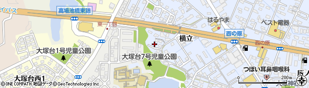 宮崎秀華園周辺の地図