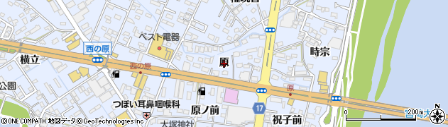 宮崎県宮崎市大塚町（原）周辺の地図