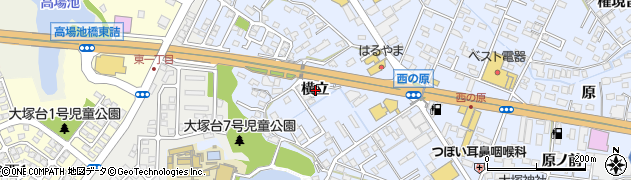 宮崎県宮崎市大塚町横立周辺の地図