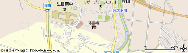本勝寺周辺の地図
