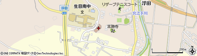 生目南公民館周辺の地図