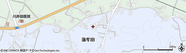宮崎県西諸県郡高原町蒲牟田1606周辺の地図
