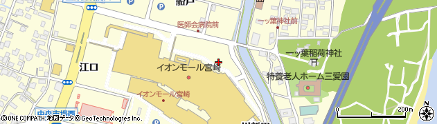 宮崎県宮崎市新別府町池開周辺の地図