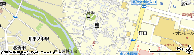 宮崎県宮崎市新別府町（麓）周辺の地図